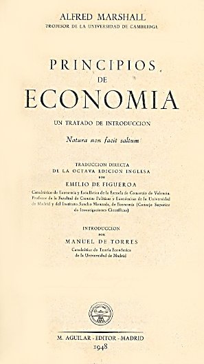 alfred marshall principios de economia